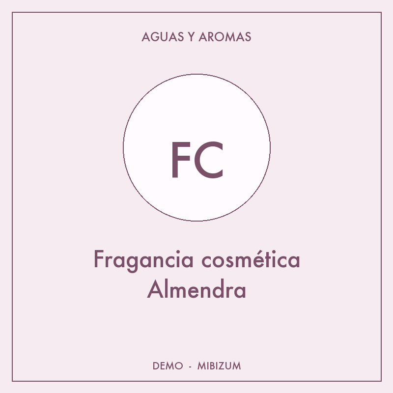 Fragancia cosmética Almendra