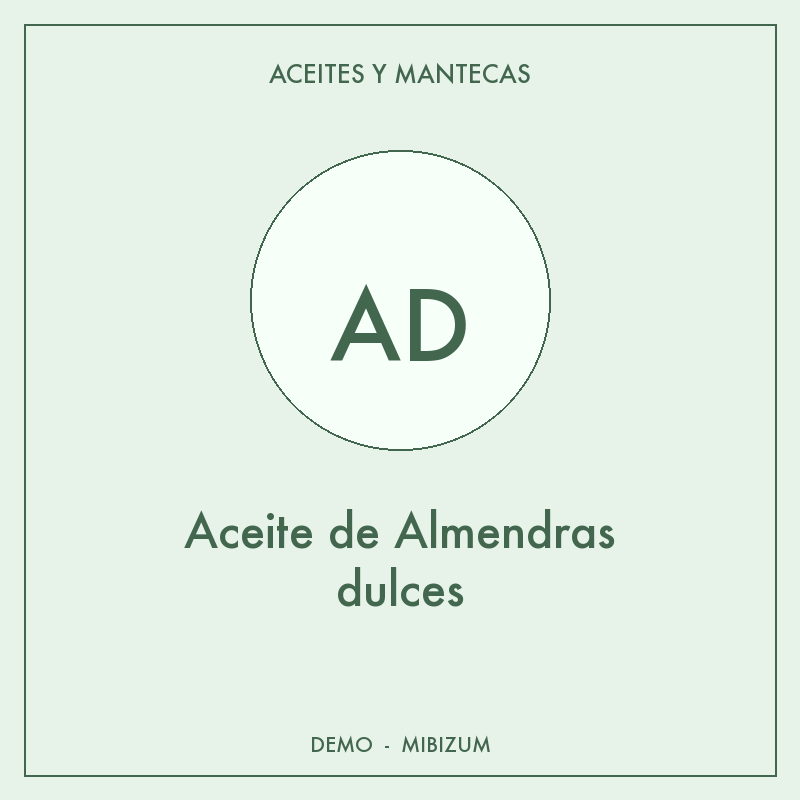 Aceite de Almendras dulces