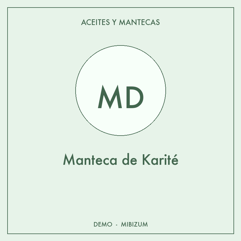 Manteca de Karité