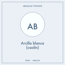 Arcilla blanca (caolín)