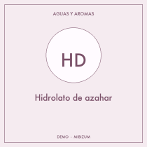 Hidrolato de azahar