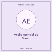 Aceite esencial de Menta