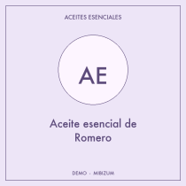 Aceite esencial de Romero