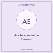 Aceite esencial de Geranio